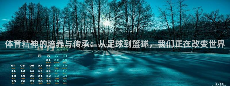 凯发官网下载官方客服电话：体育精神的培养与传承：从足