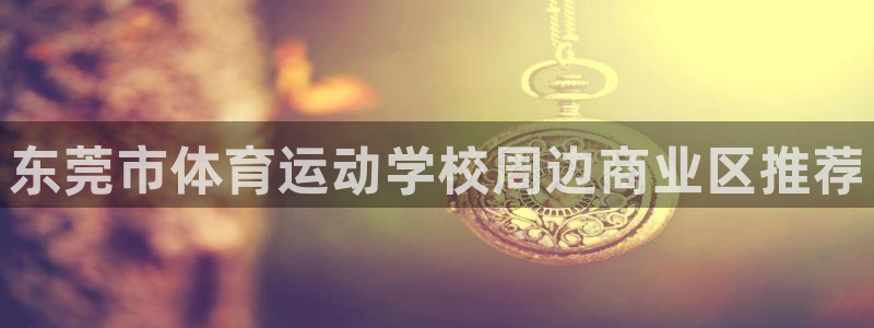 凯发官网下载平台是正规平台吗安全吗：东莞市体育运动学校周边商